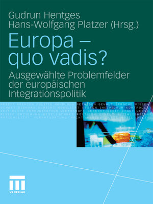 Europa--quo vadis? - ebook
